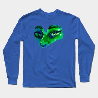 Green Eyed Monster Long Sleeve T-Shirt